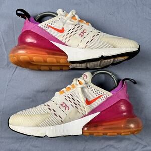 Nike Air Max 270 Women’s Size 6 Running Shoes White Training Sneakers FD0824-100